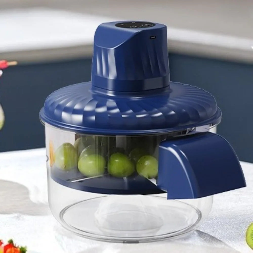 Rechargeable Electric Grape Peeling Machine Portable Effortless Peeling Automatic Fruit Peeler Hands-Free Wireless